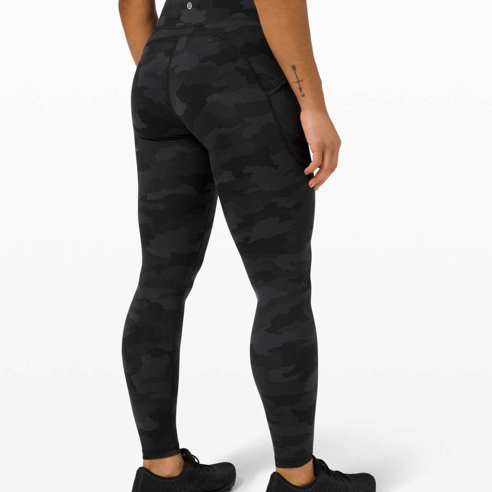 Invigorate Legging EUC 10 25" Black Camo HR